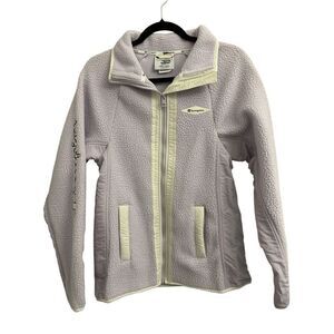 Champion Lavender Teddy Fleece Zip-up womens jacket S